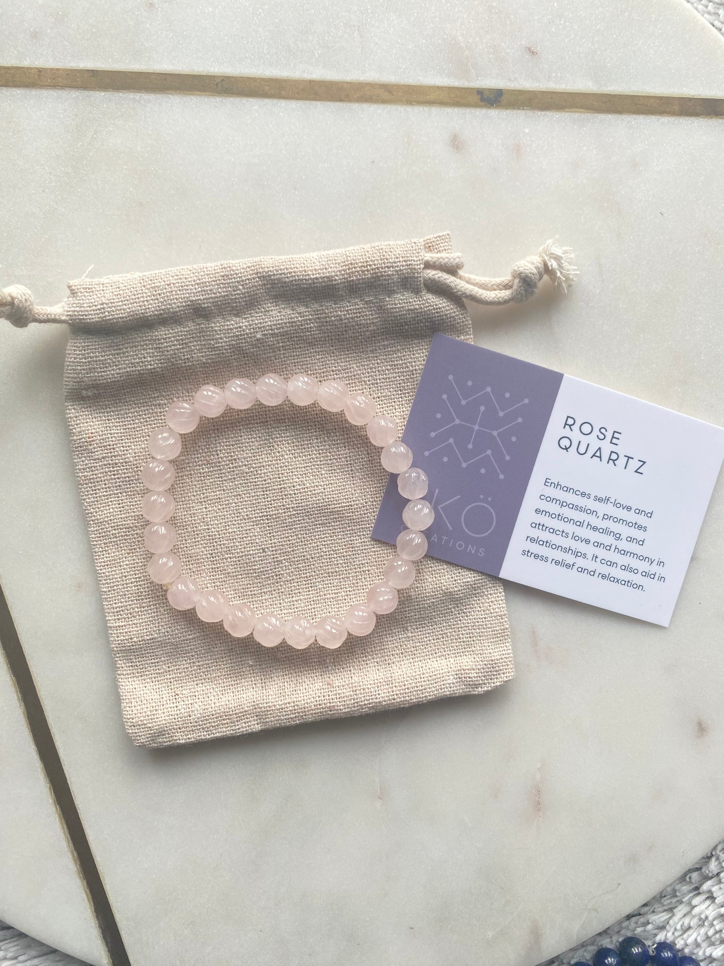 Rose Quartz 8mm Bracelet