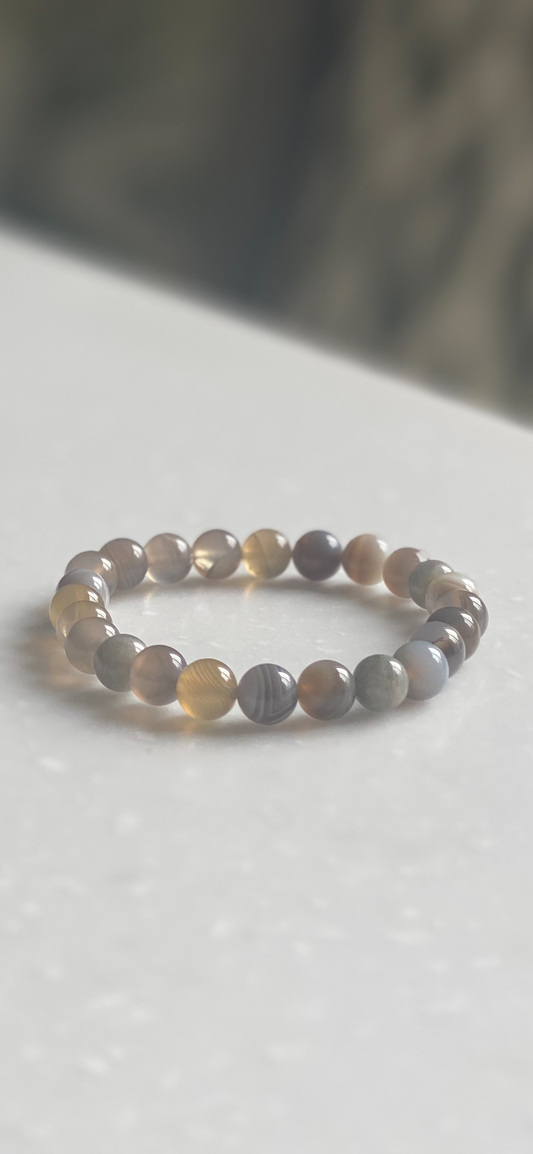 8mm Botswana Agate bracelet